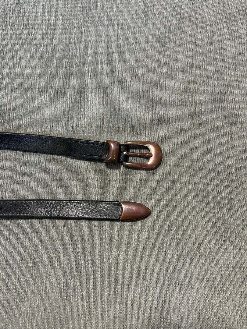 OURLEGACY 2cm Belt(ブラック) 70サイズ