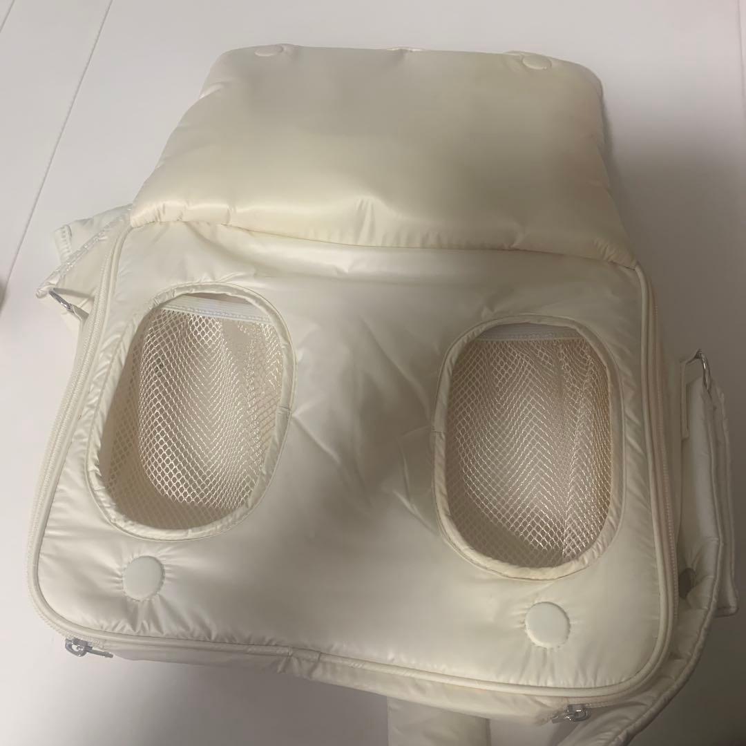 Calin カラン　マザーズバッグ　アイボリー　マグネット式