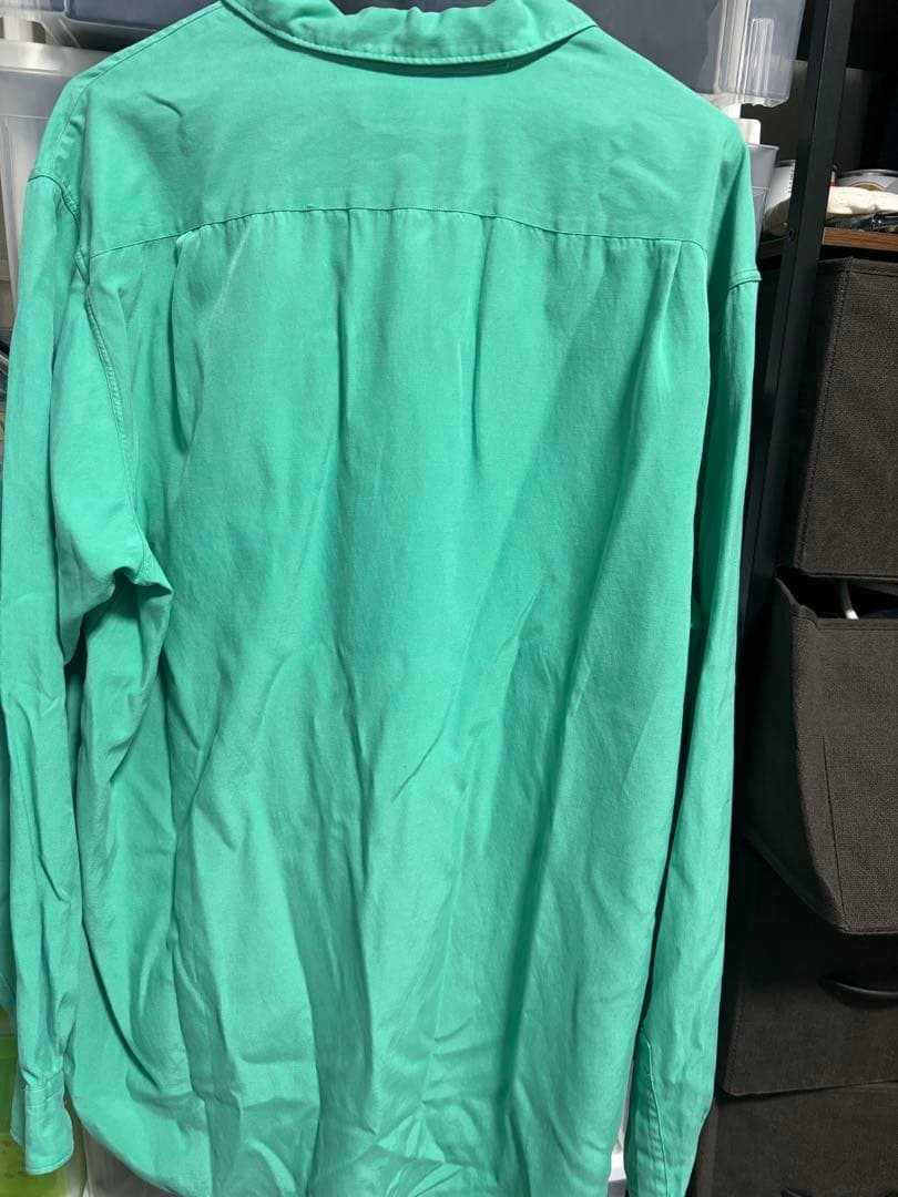 Oblivio様専極美品90s ラルフローレ BONNARD完全無地長袖シャツ