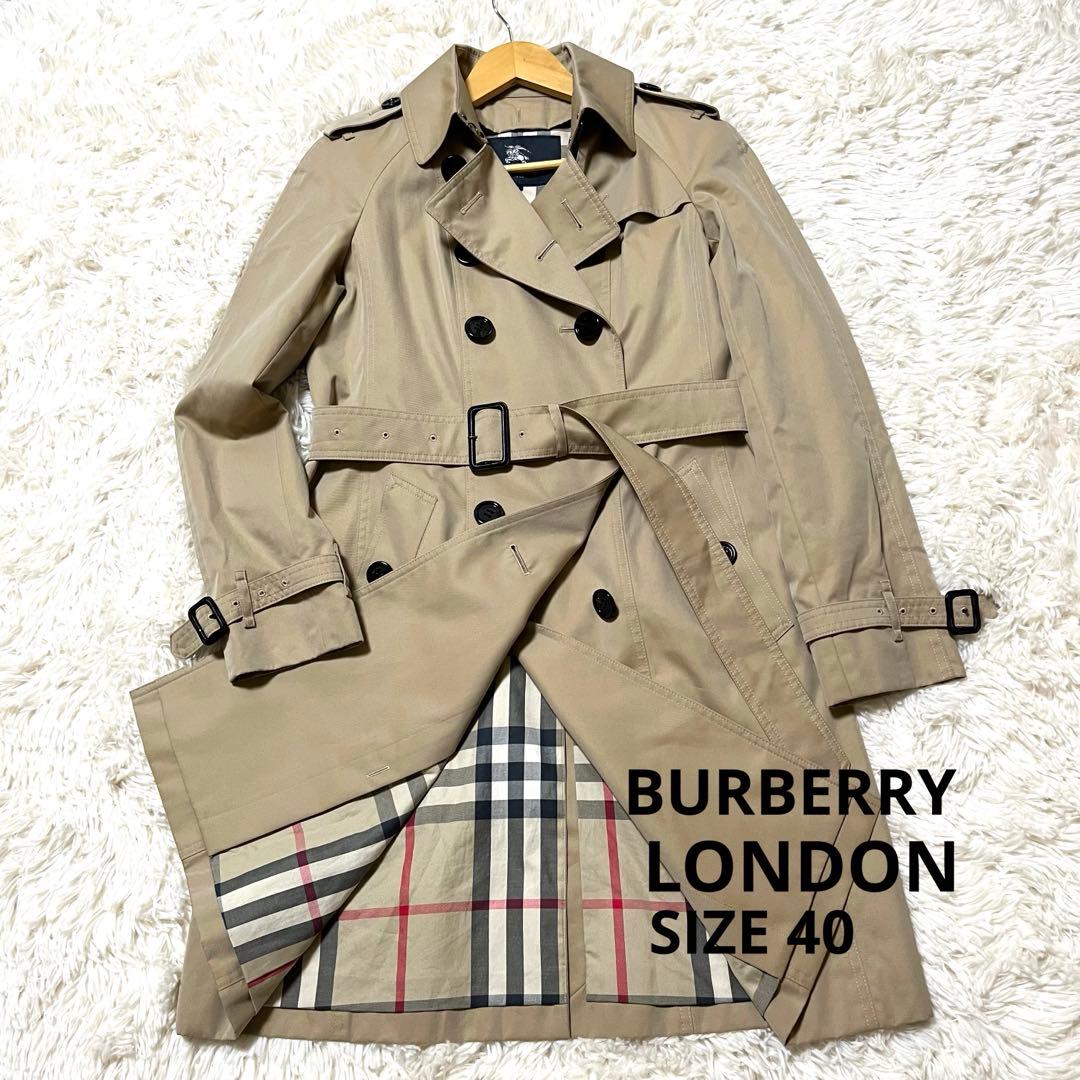 BURBERRY LONDONサンドリンガムトレンチコート 40 ベージュ日本製