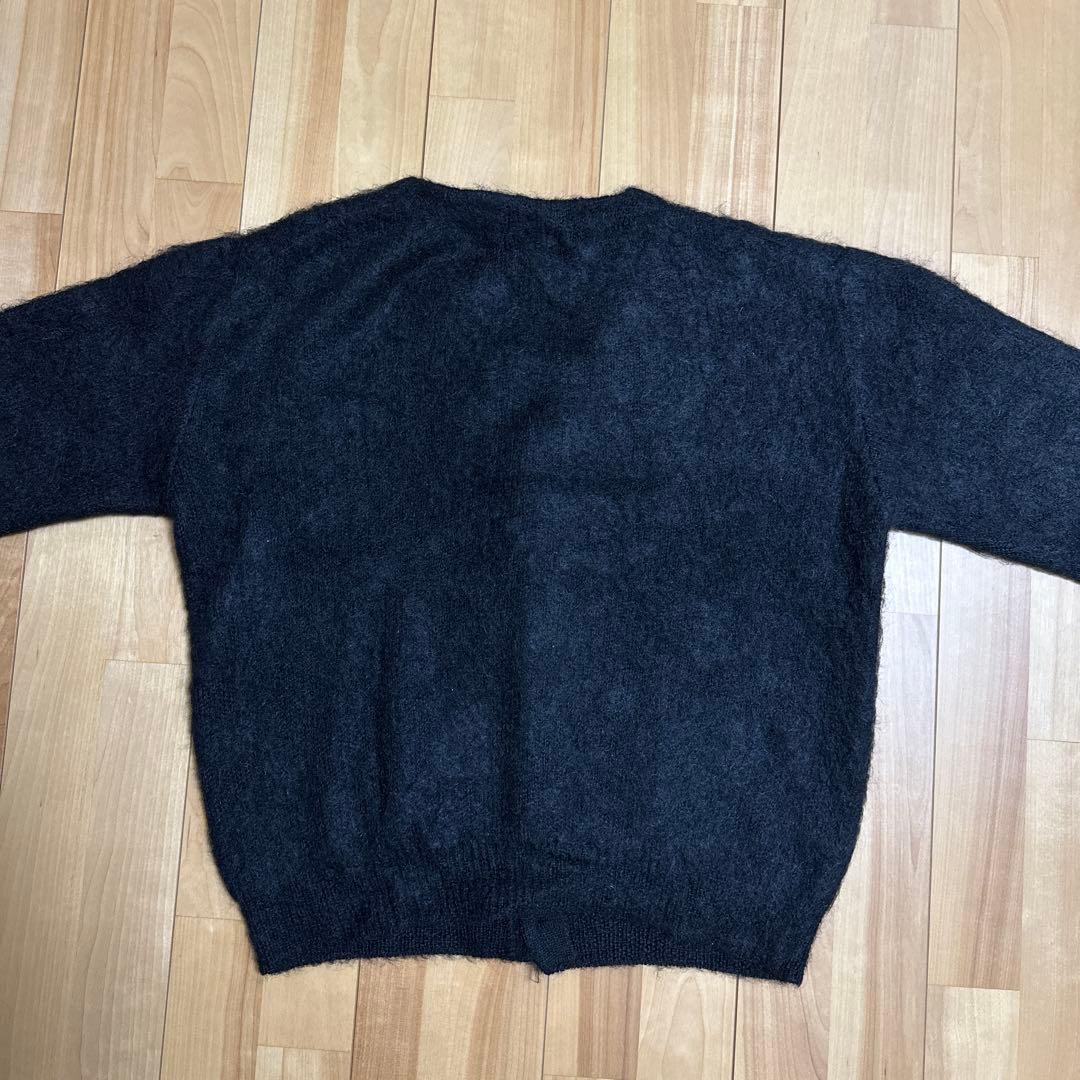 Sequel MOHAIR CARDIGAN M BLACK モヘア シークエル