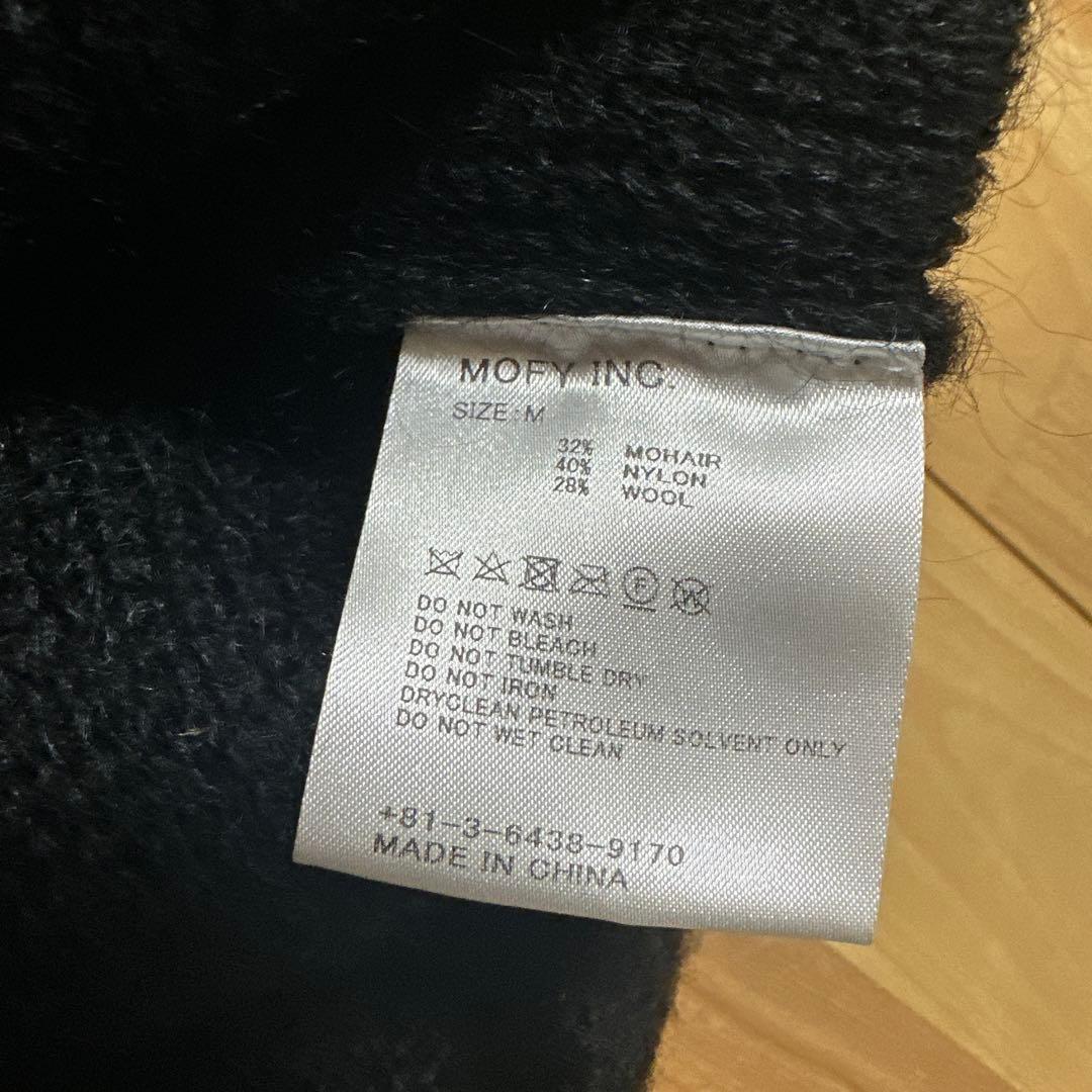 Sequel MOHAIR CARDIGAN M BLACK モヘア シークエル
