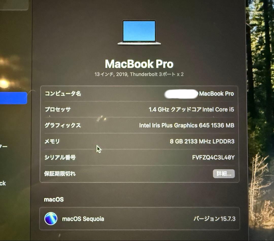 MacBook Pro 2019 13インチ　マジックマウスブラック付