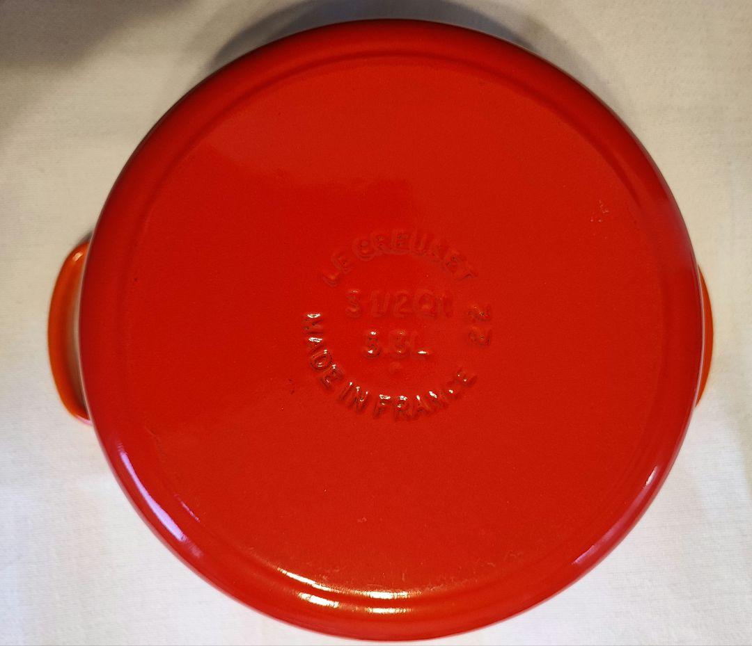 ル・クルーゼ　ビッグロゴ コレクション　シグニチャー ココット・ロンド 22