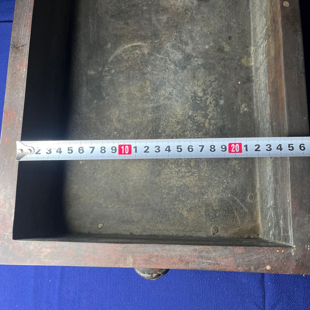 水盤　花器　中国古美術　古銅　真鍮