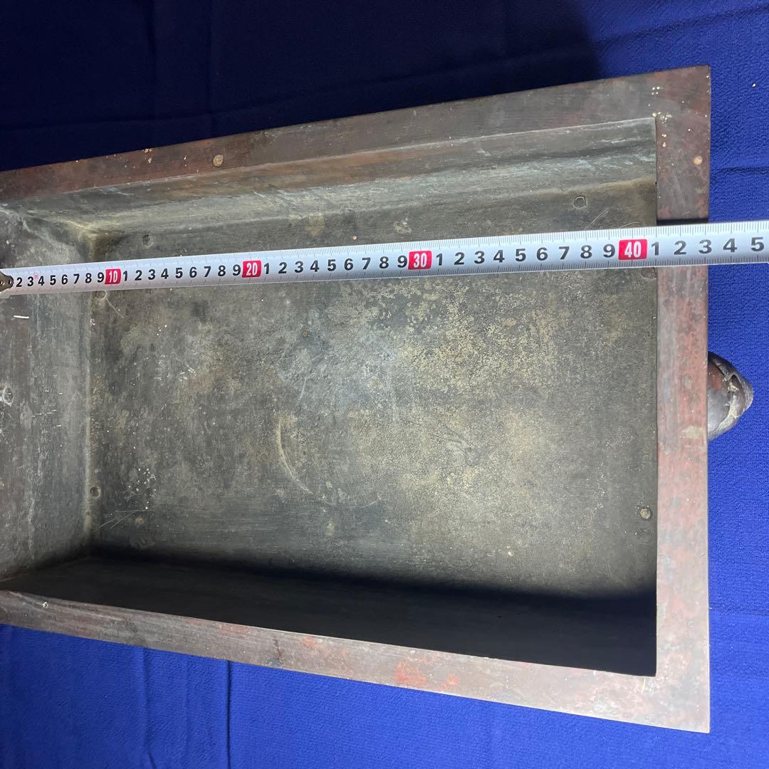 水盤　花器　中国古美術　古銅　真鍮