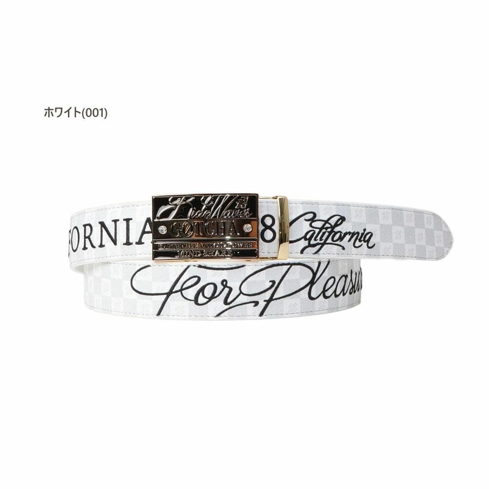 ガッチャゴルフ ベルト 【FREE(全長131cm)】ホワイト261gg8101