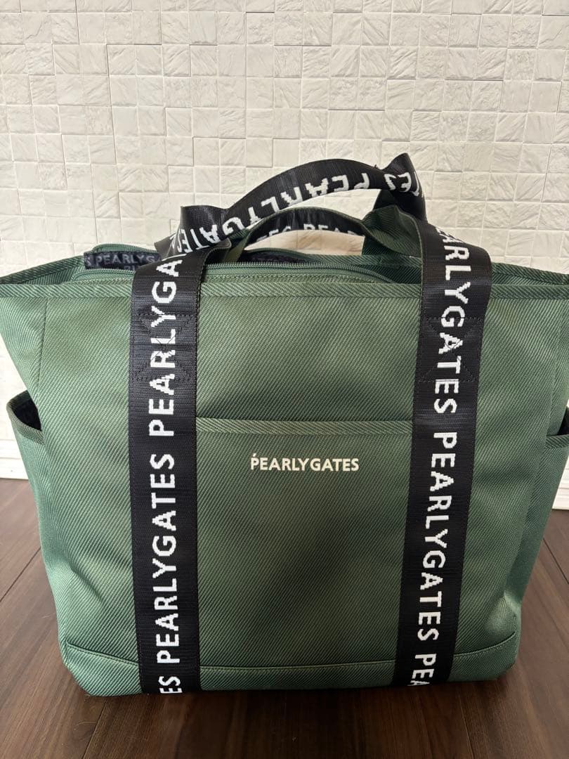 PEARLY GATES グリーン トートバッグ