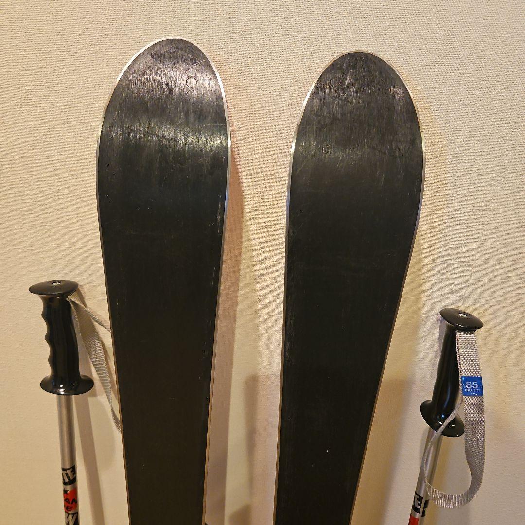 BXB スキー板108、ストック85、スキーケース(迷彩柄)　セット販売