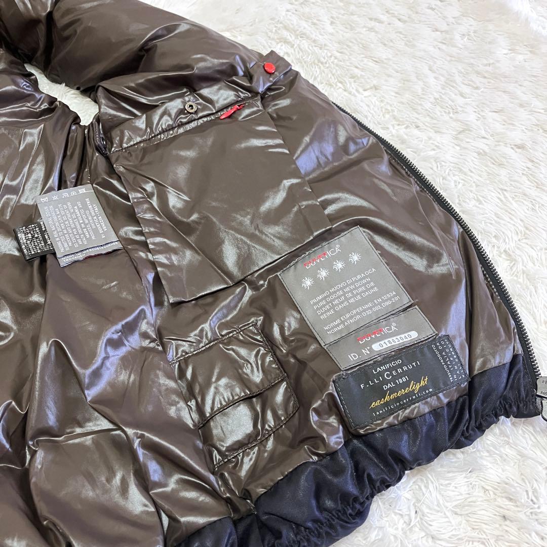 極美品 デュベティカ 別注 ダウン ベスト カシミヤ FEBEDUE ネイビー