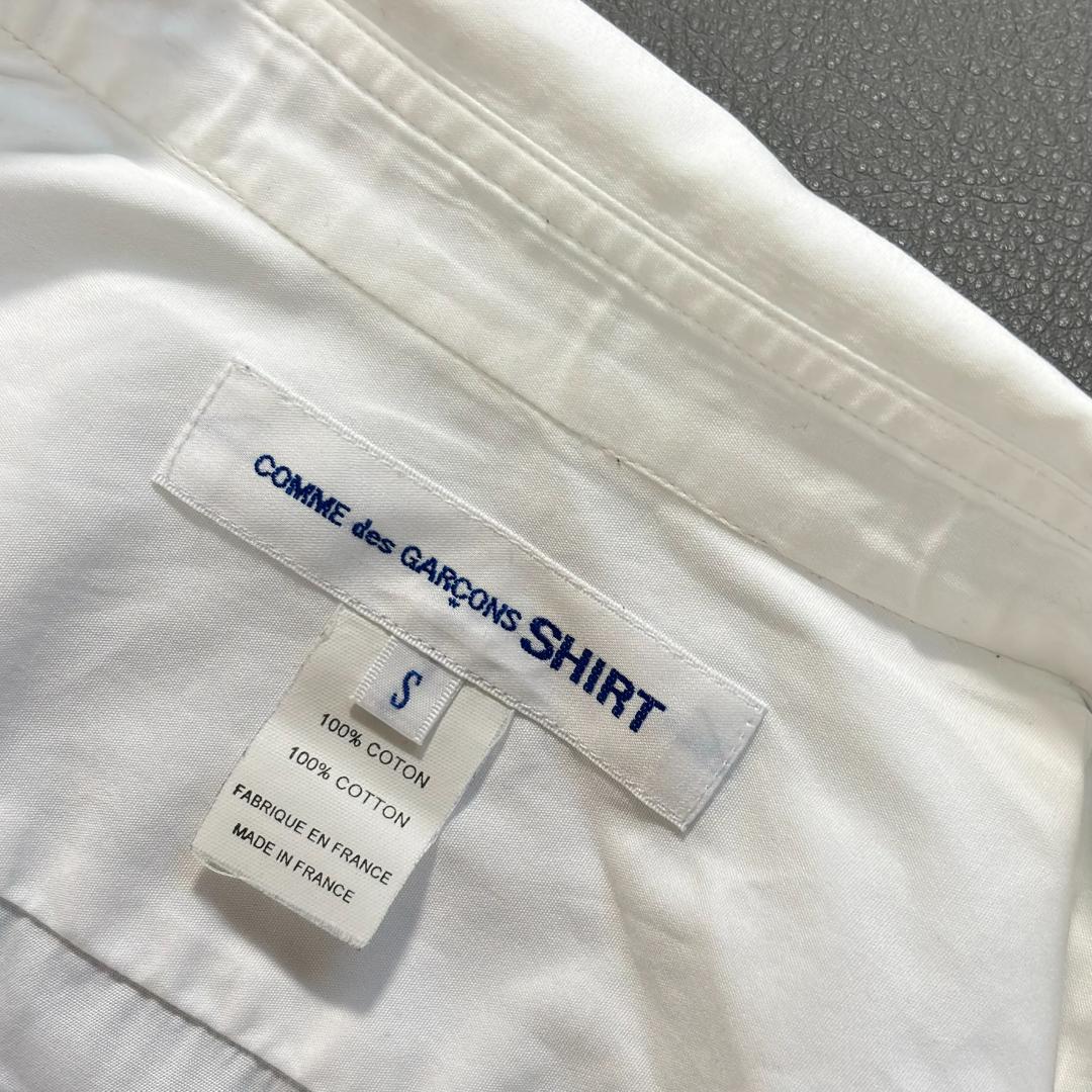 コムデギャルソンシャツ FOREVER フォーエバーシャツ 長袖 白S ts8