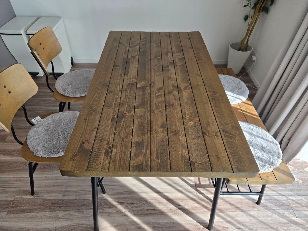 ニトリダイニングテーブル&チェア 木製