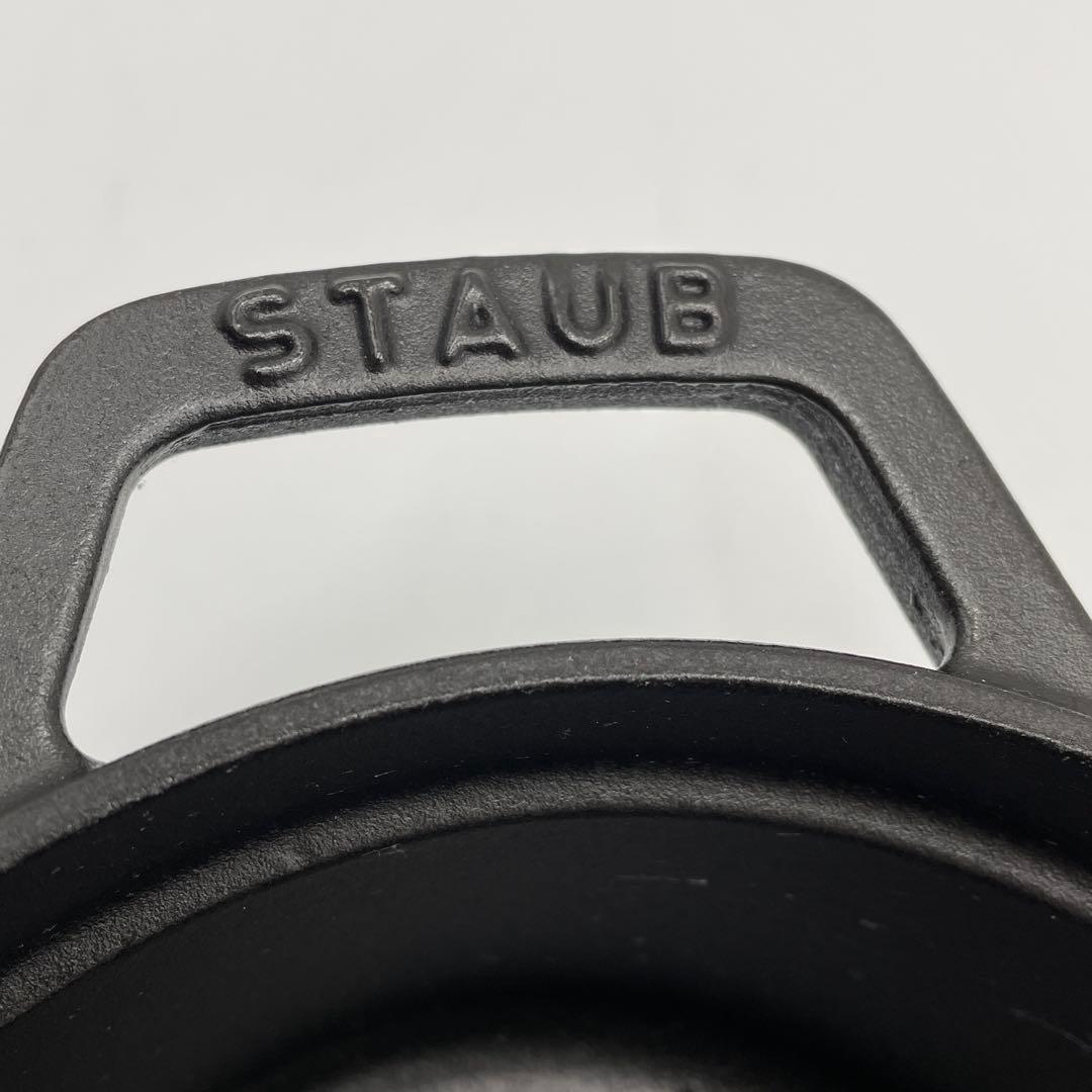 美品　STAUB ピコココット オーバル 27cm ブラック