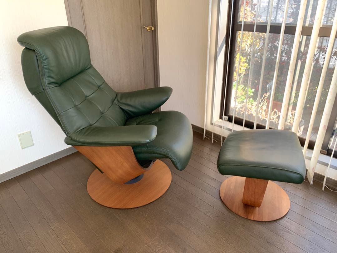 カリモク家具「ザ•ファースト」リクライニングチェア用オットマンRU0156