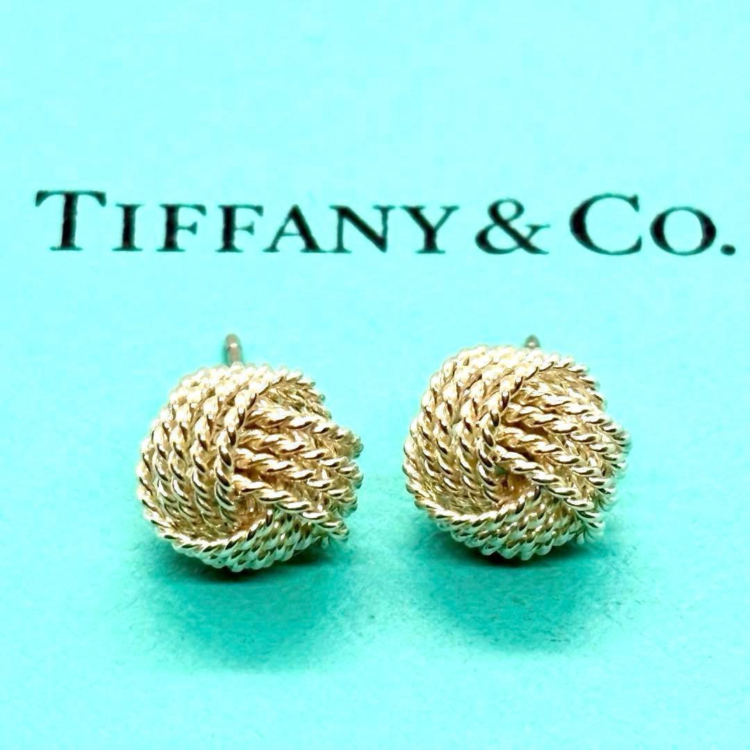 ❤️Tiffany ティファニー サマセット ツイスト ノット ピアス