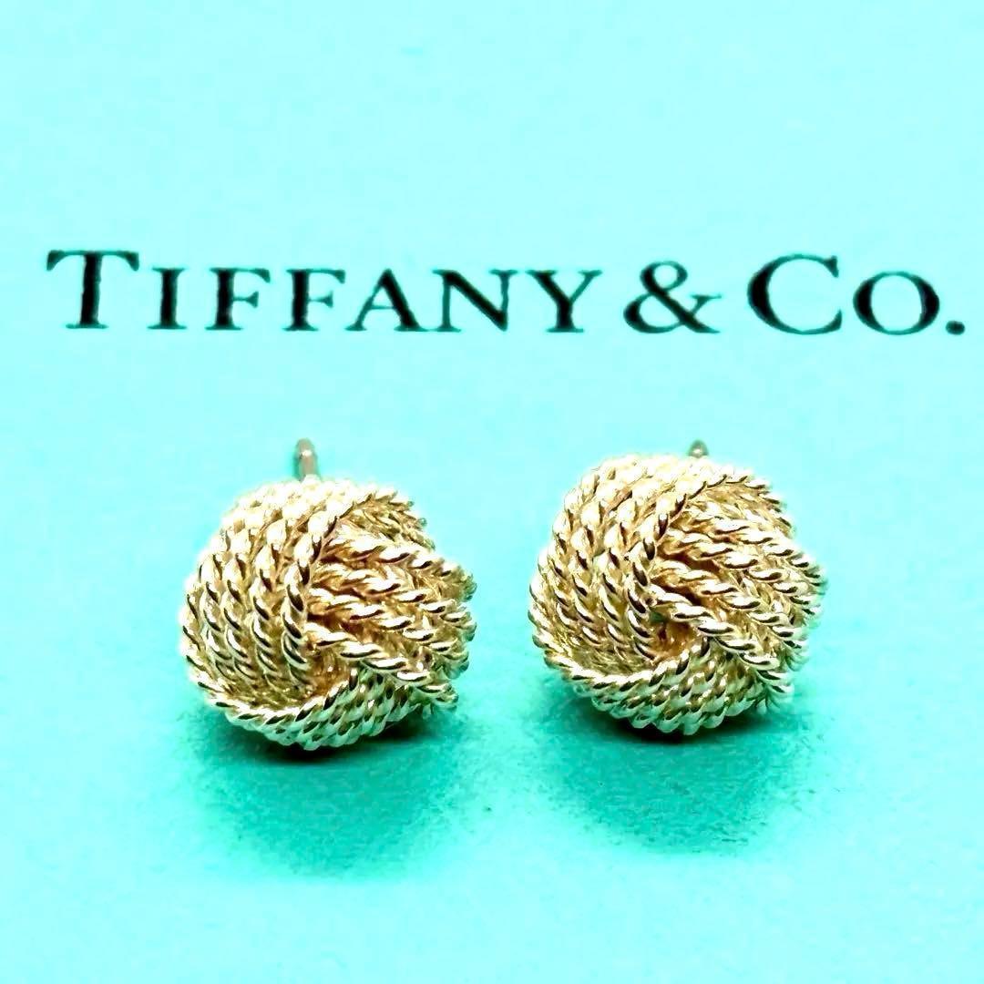 ❤️Tiffany ティファニー サマセット ツイスト ノット ピアス