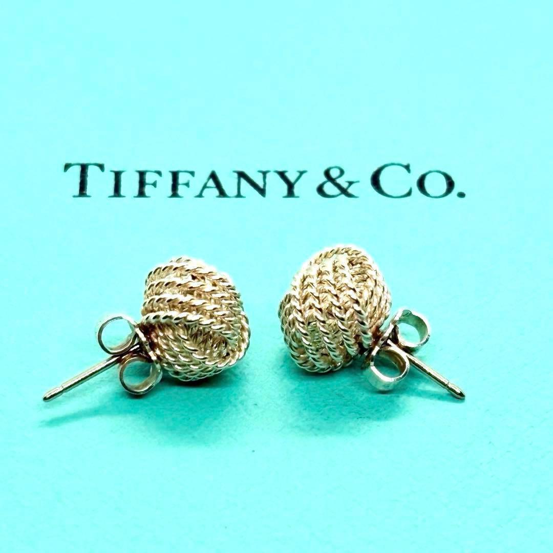 ❤️Tiffany ティファニー サマセット ツイスト ノット ピアス