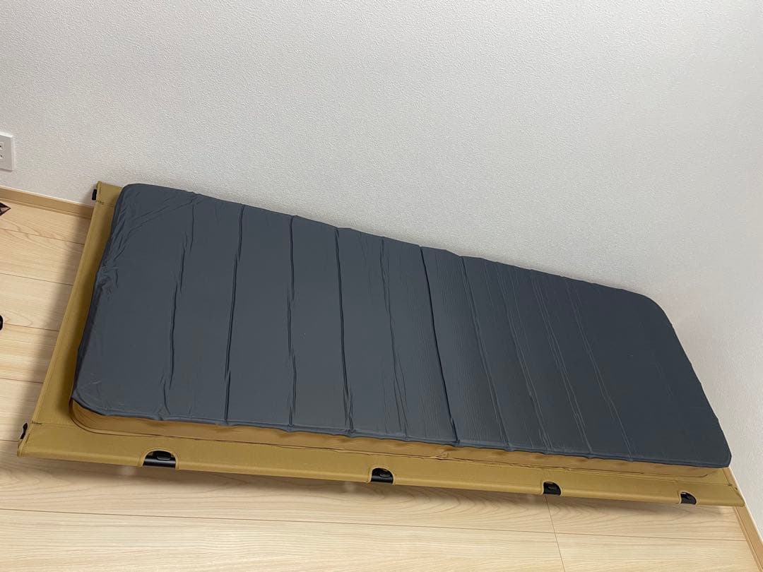 WAQ インフレーターマット 10cm シングル タン