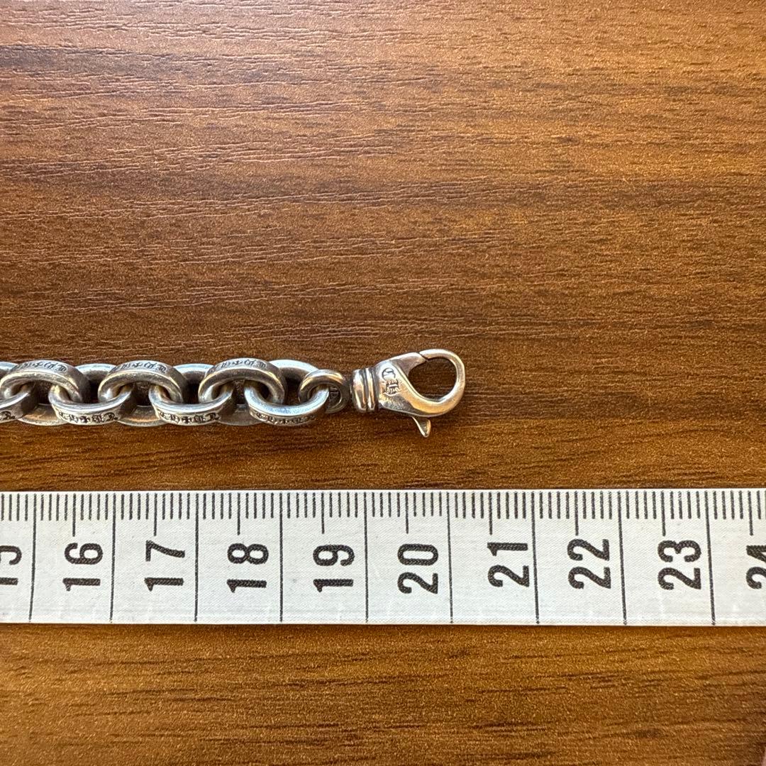 クロムハーツ ラージ　ペーパーチェーン　ブレスレット