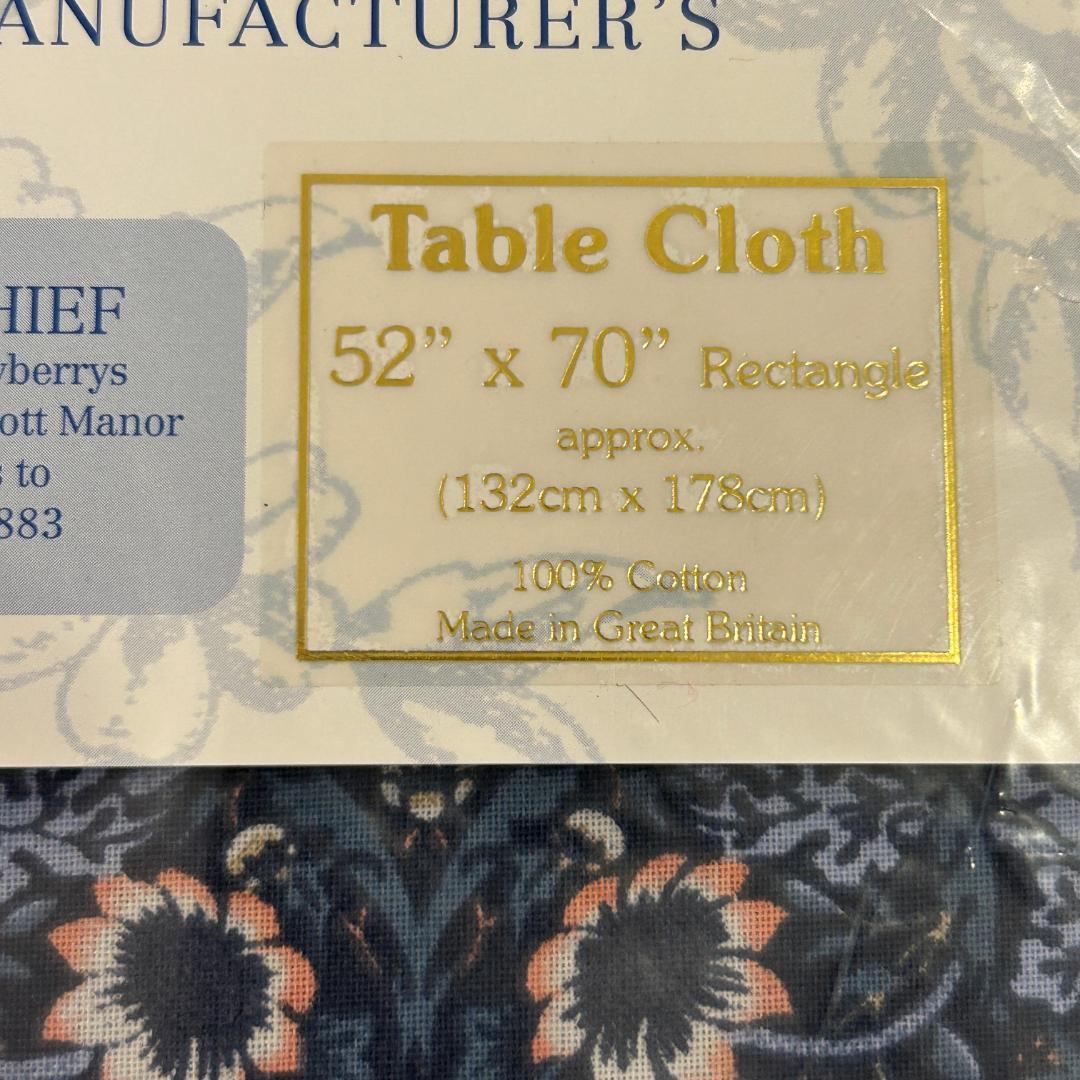 年末特別セール　アウトレット♥ウィリアムモリス英国製テーブルクロス２個セット