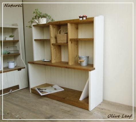 サイズ、デザインオーダー可！●デザインラックW78●シャビーホワイト●受注製作