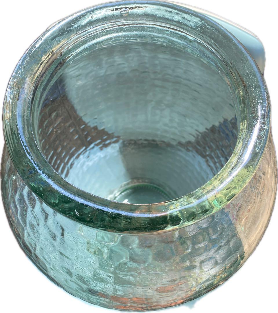 イタリア製 ★大きいガラス花瓶　壺　フラワーベース