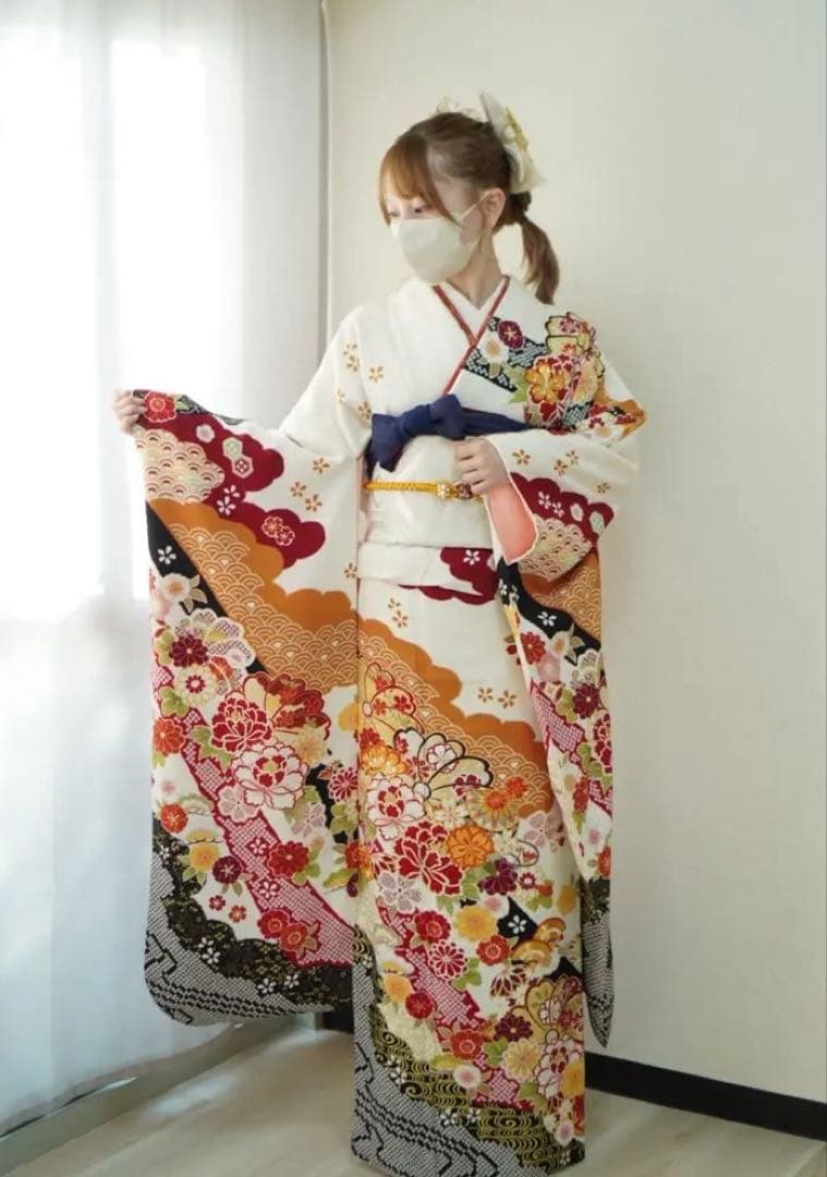 ⭐︎ぱるむ⭐︎振袖フルセット【73】正絹　成人式　卒業式