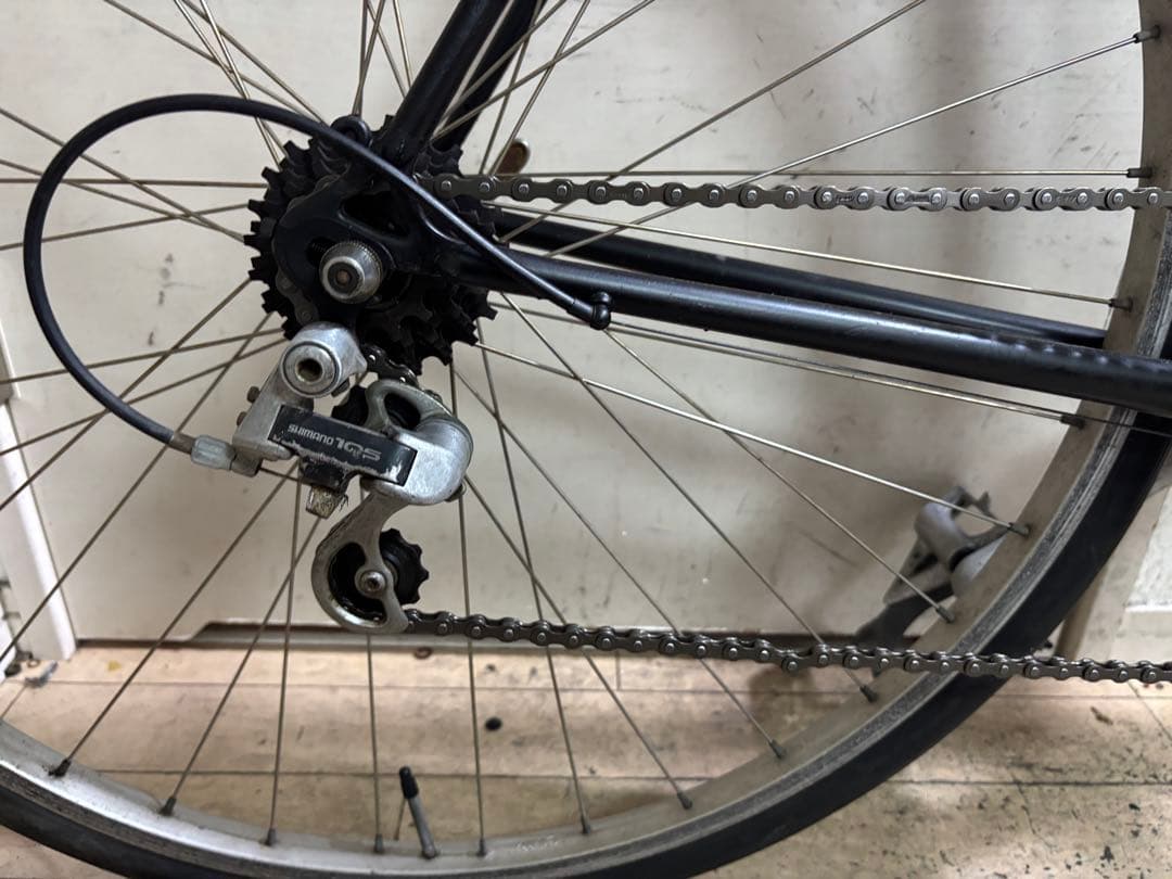 ARAYA tangeロードバイク ビンテージバイクブラック 700C