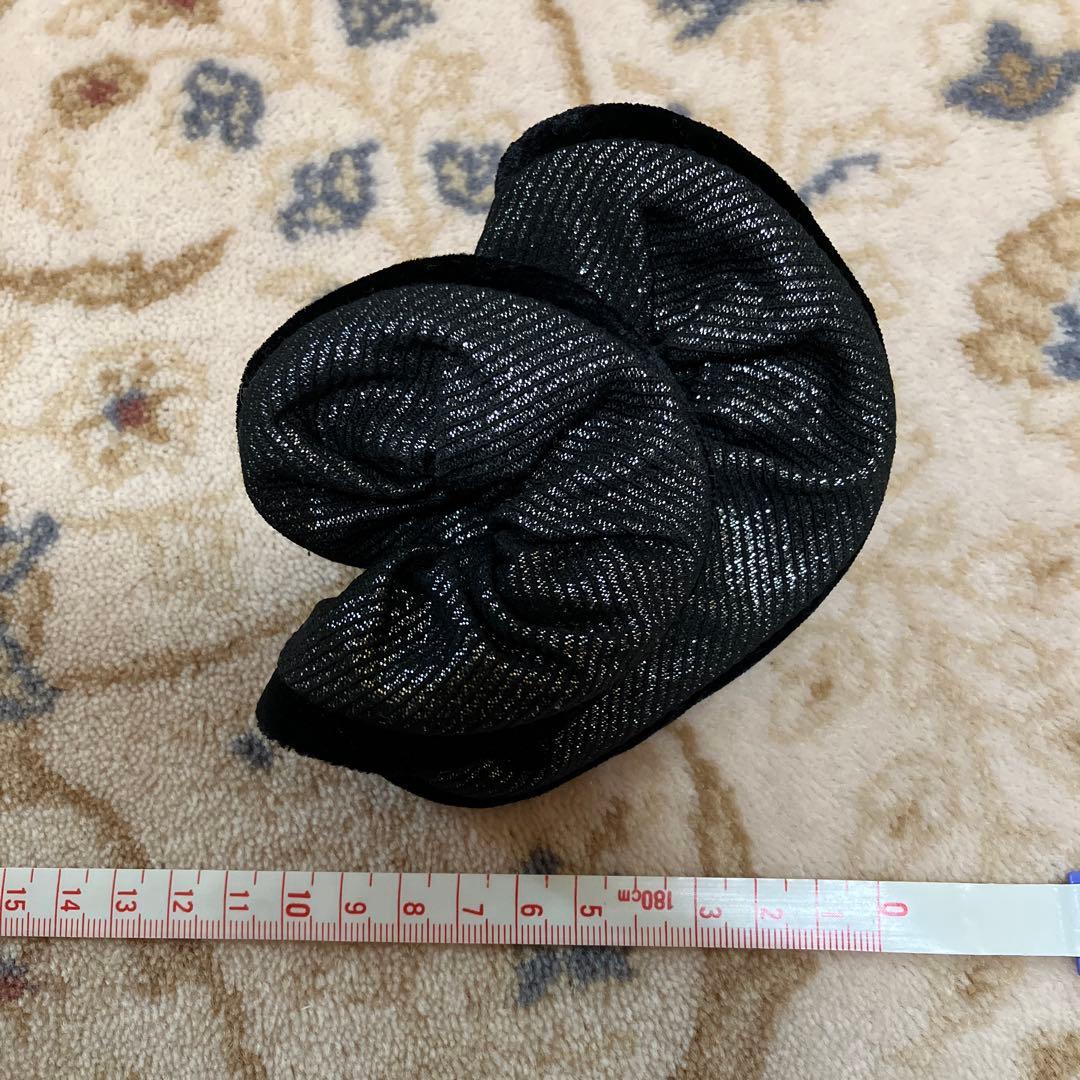 ALEXANDRE DE PARIS　シュシュ　ブラック