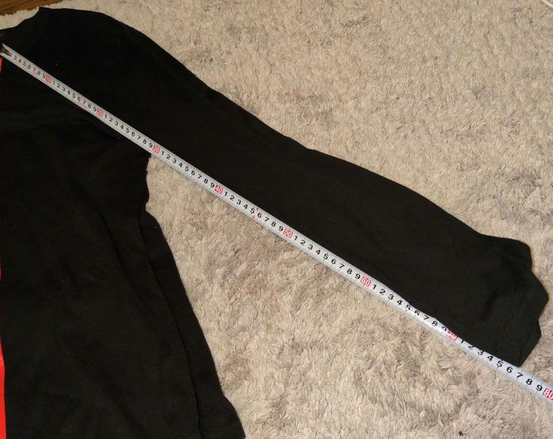 RYUICHIRO SHIMAZAKI 長袖　ロンT ブラック/オレンジ