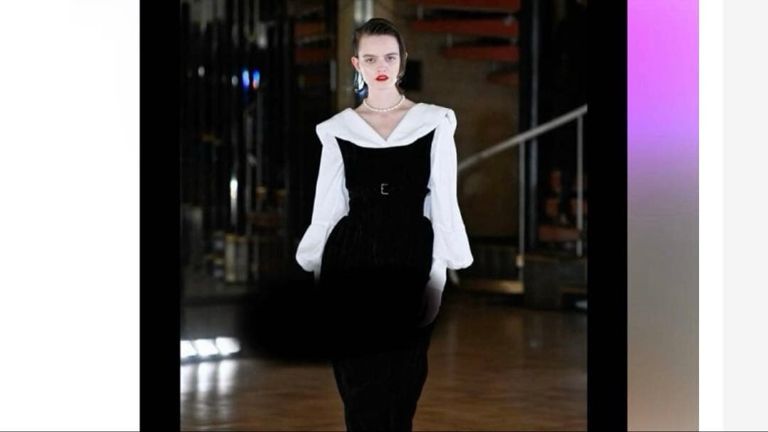 専用です。fetico ブラック サイズ1 WOOL CURVY DRESS