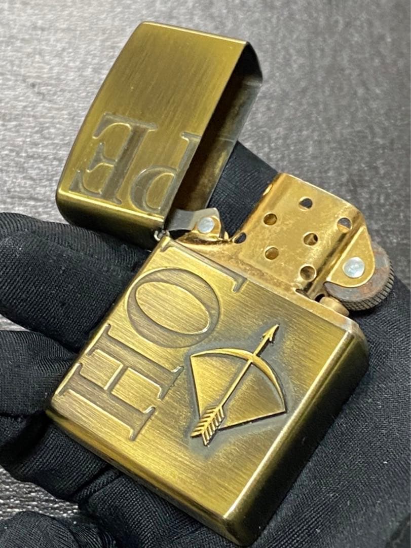 zippo ホープ ゴールド 限定品 希少モデル ヴィンテージ 1999年製