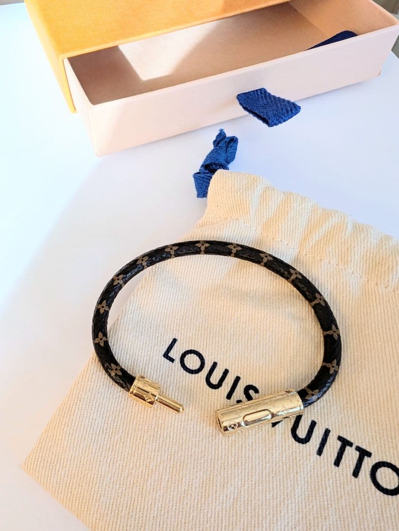 LOUIS VUITTON ブレスレット モノグラム 正規店購入 キャンバス