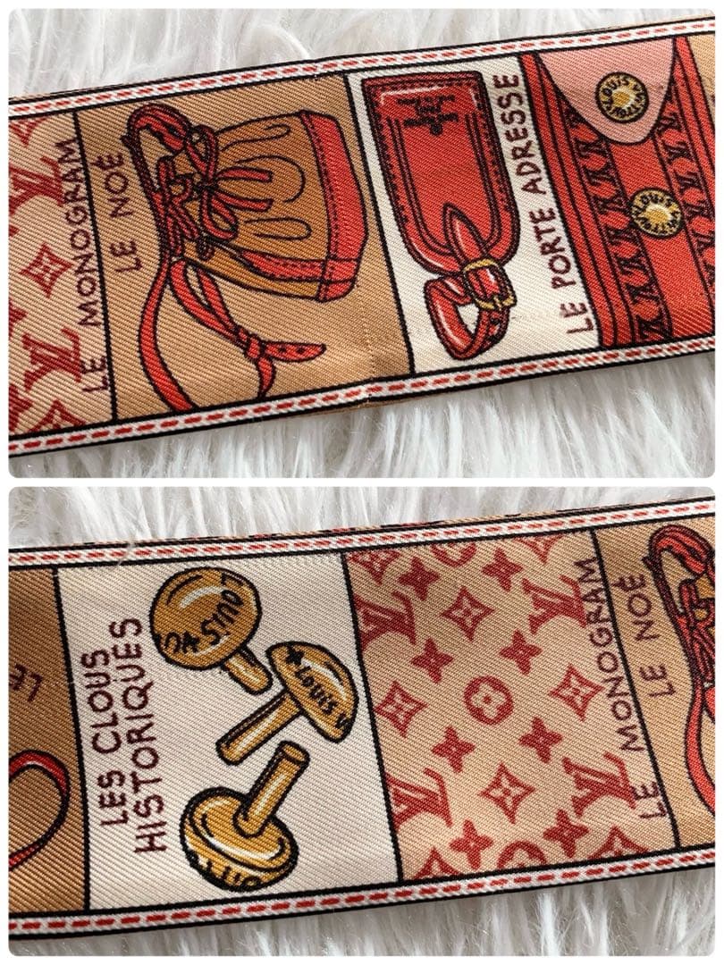 LOUIS VUITTON　ルイヴィトン　バンドーBB　ジュ　ドゥ　ルイ　シルク