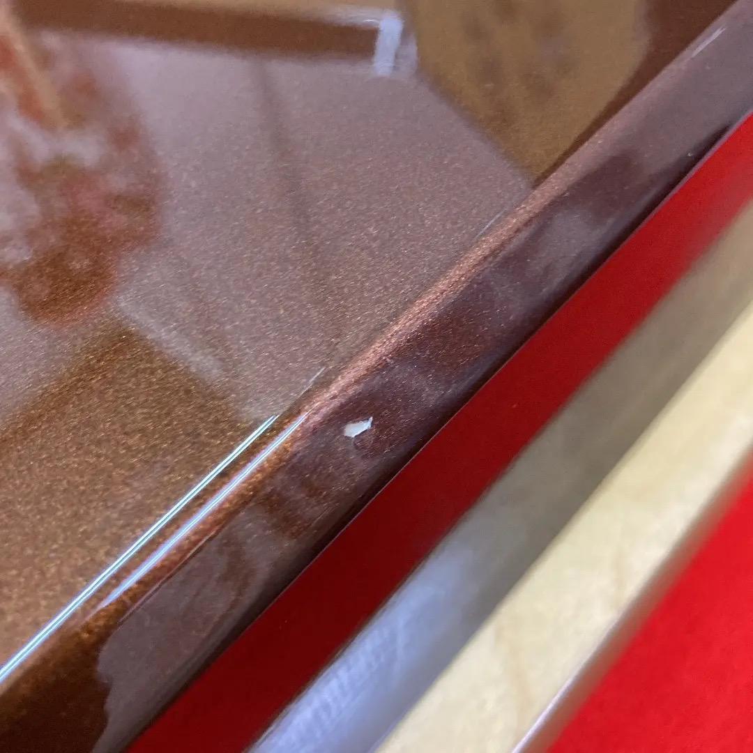 F15　台と屏風のみ　巾83㎝位　訳あり特価　ひな人形飾り台　高級塗り台