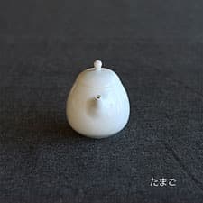 村上　雄一　　白磁茶壺・たまご　新品未使用