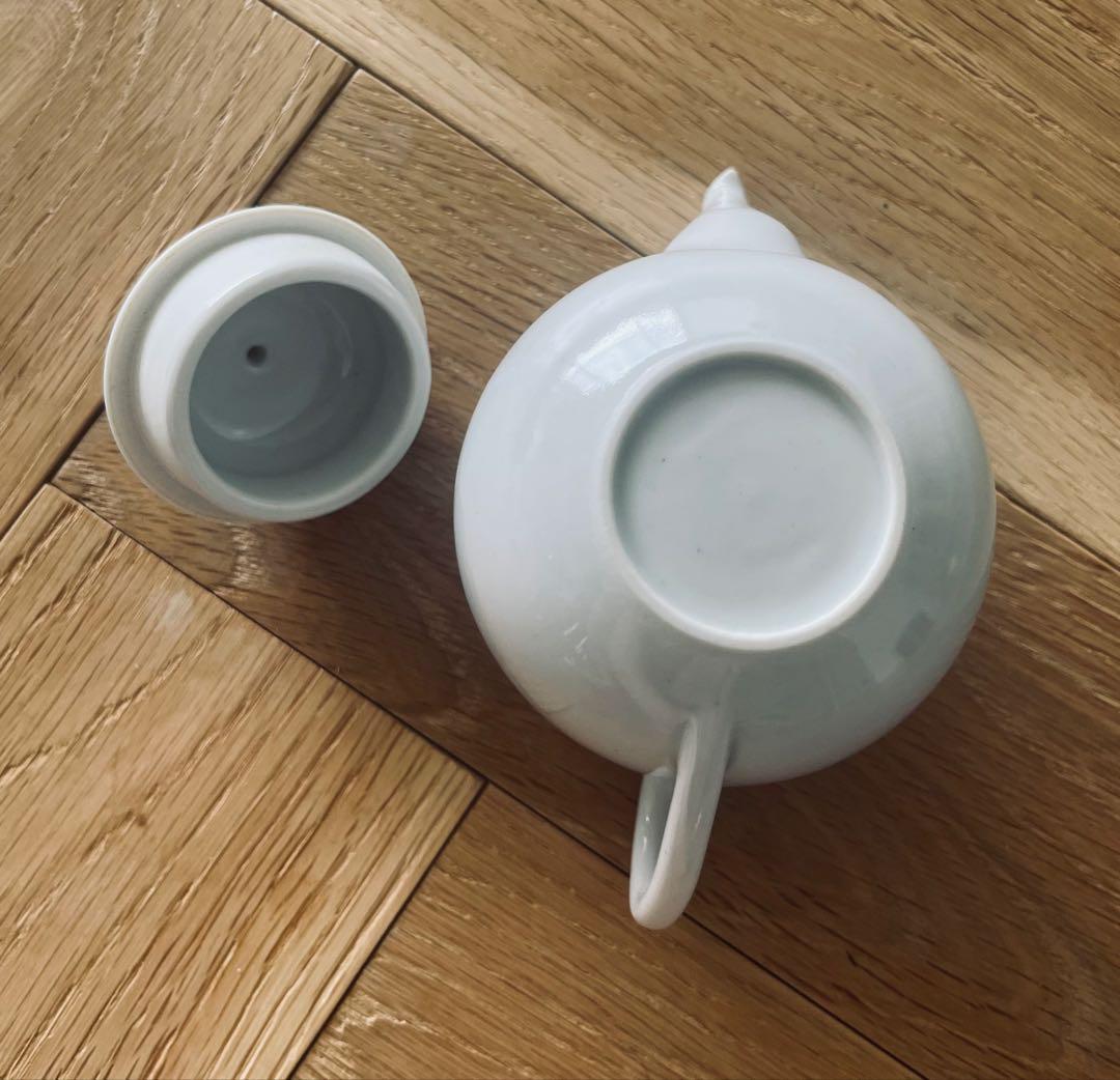 村上　雄一　　白磁茶壺・たまご　新品未使用