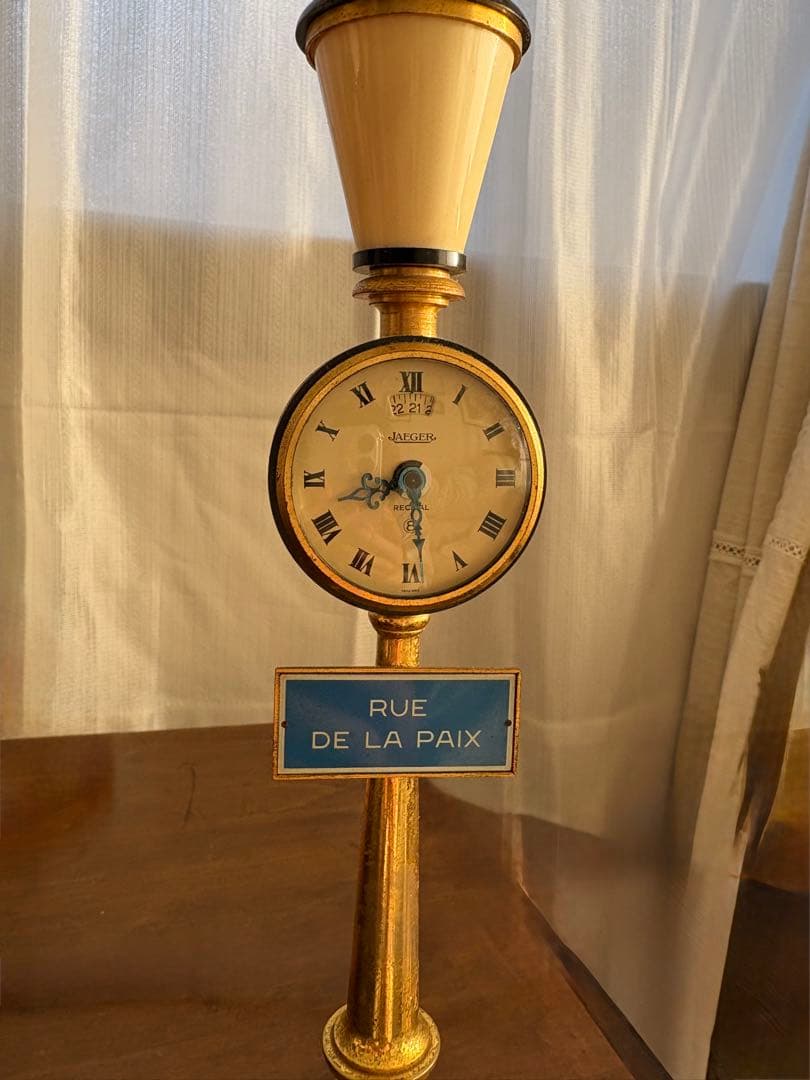 ジャガー ルクルト アンティーク 置時計 RUE DE LA PAIX 街灯