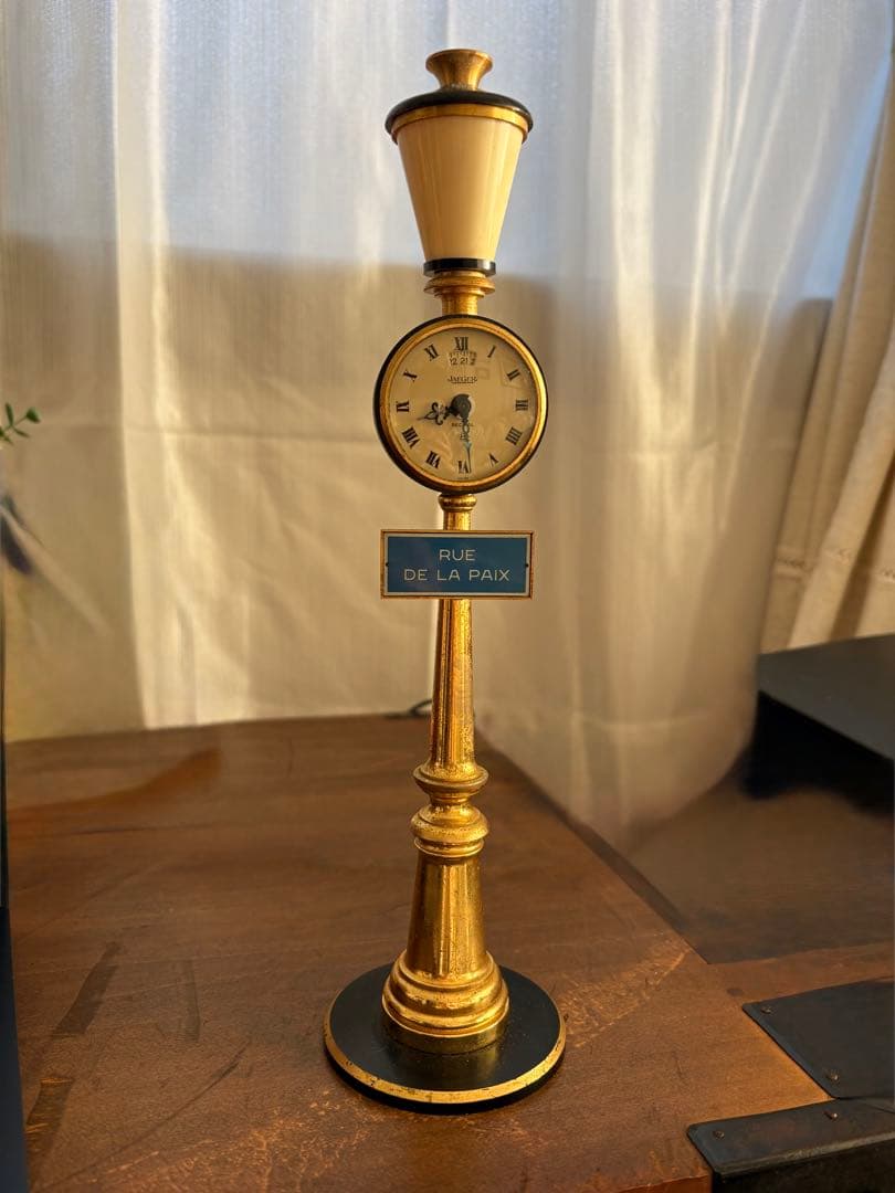 ジャガー ルクルト アンティーク 置時計 RUE DE LA PAIX 街灯