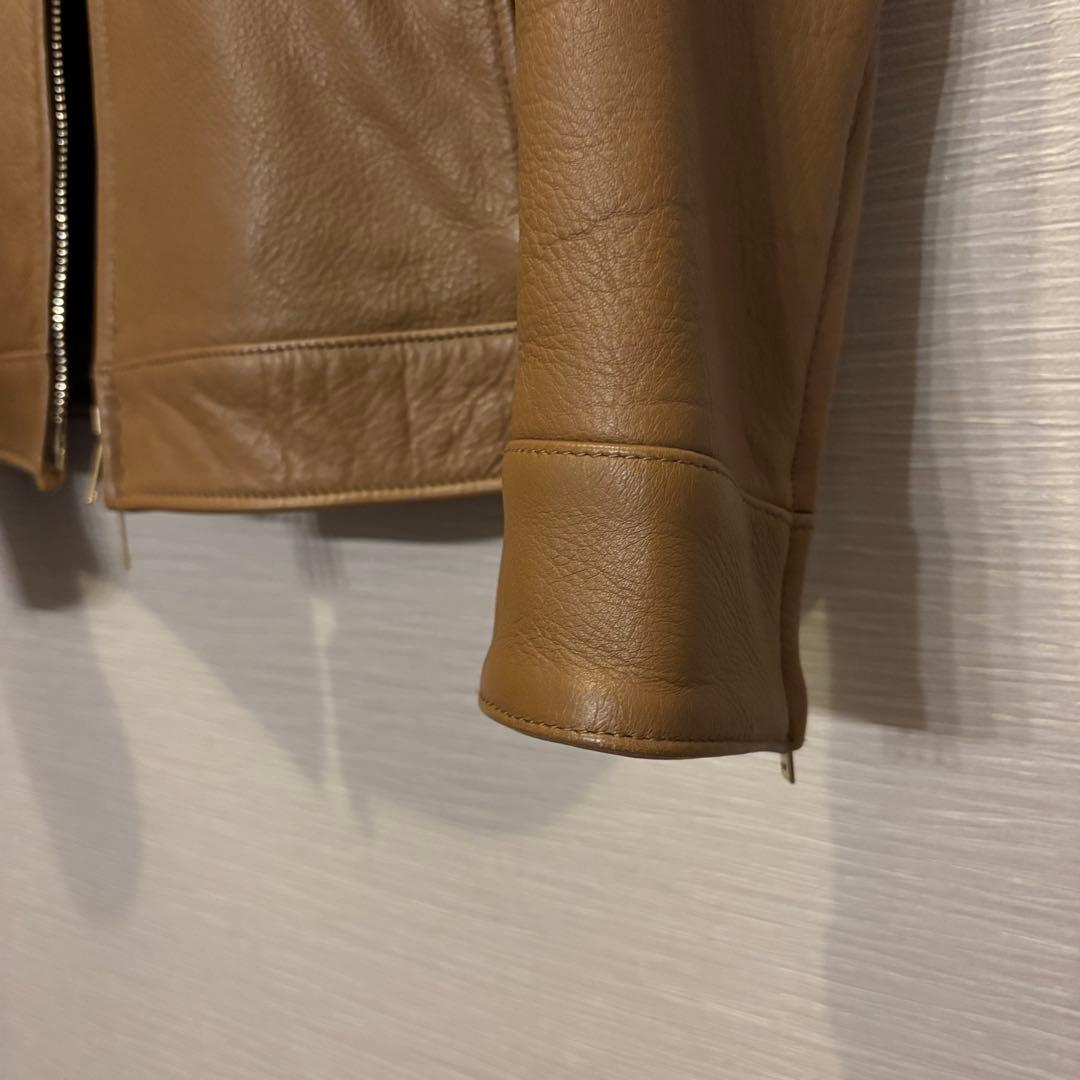 junhashimoto ZIP LEATHER SHIRTS ディアスキン