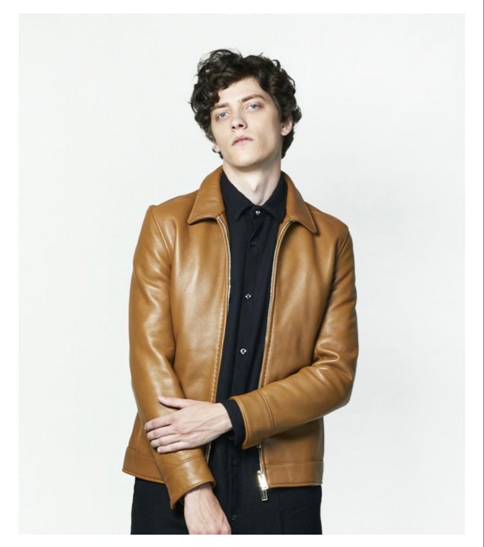 junhashimoto ZIP LEATHER SHIRTS ディアスキン