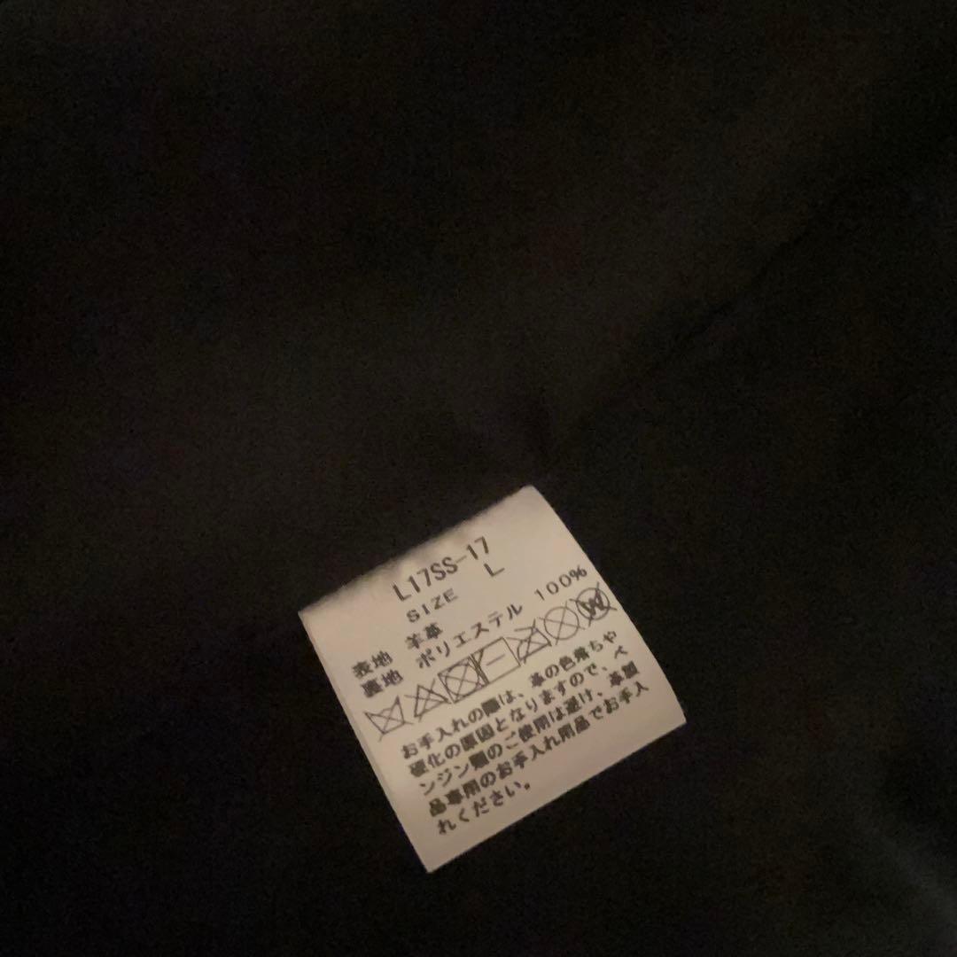 ジャケット・アウター LIDNM 17SS SINGLE RIDERS JACKET L17SS-17