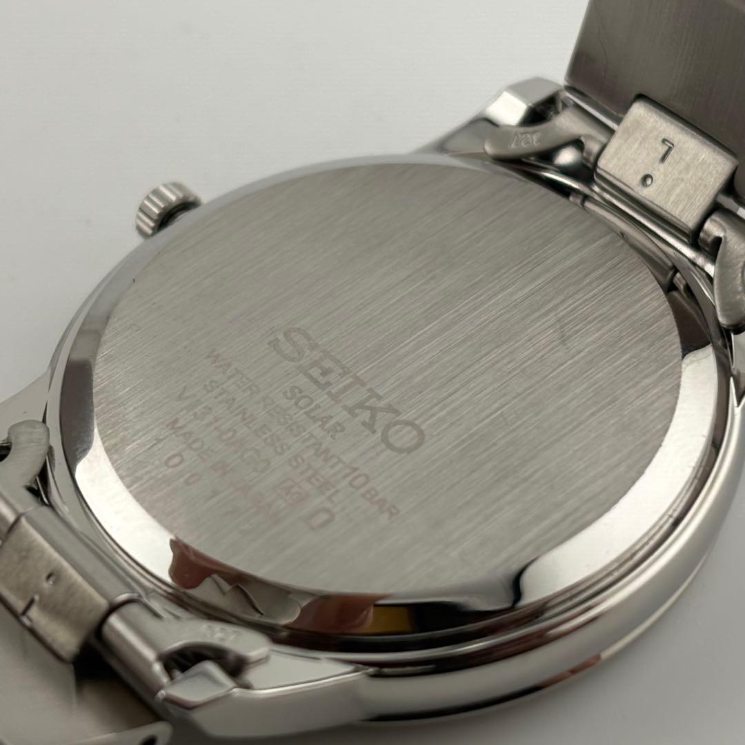 【新品未使用】セイコー　V131-0AG0 ソーラー　メンズ　SBPL007