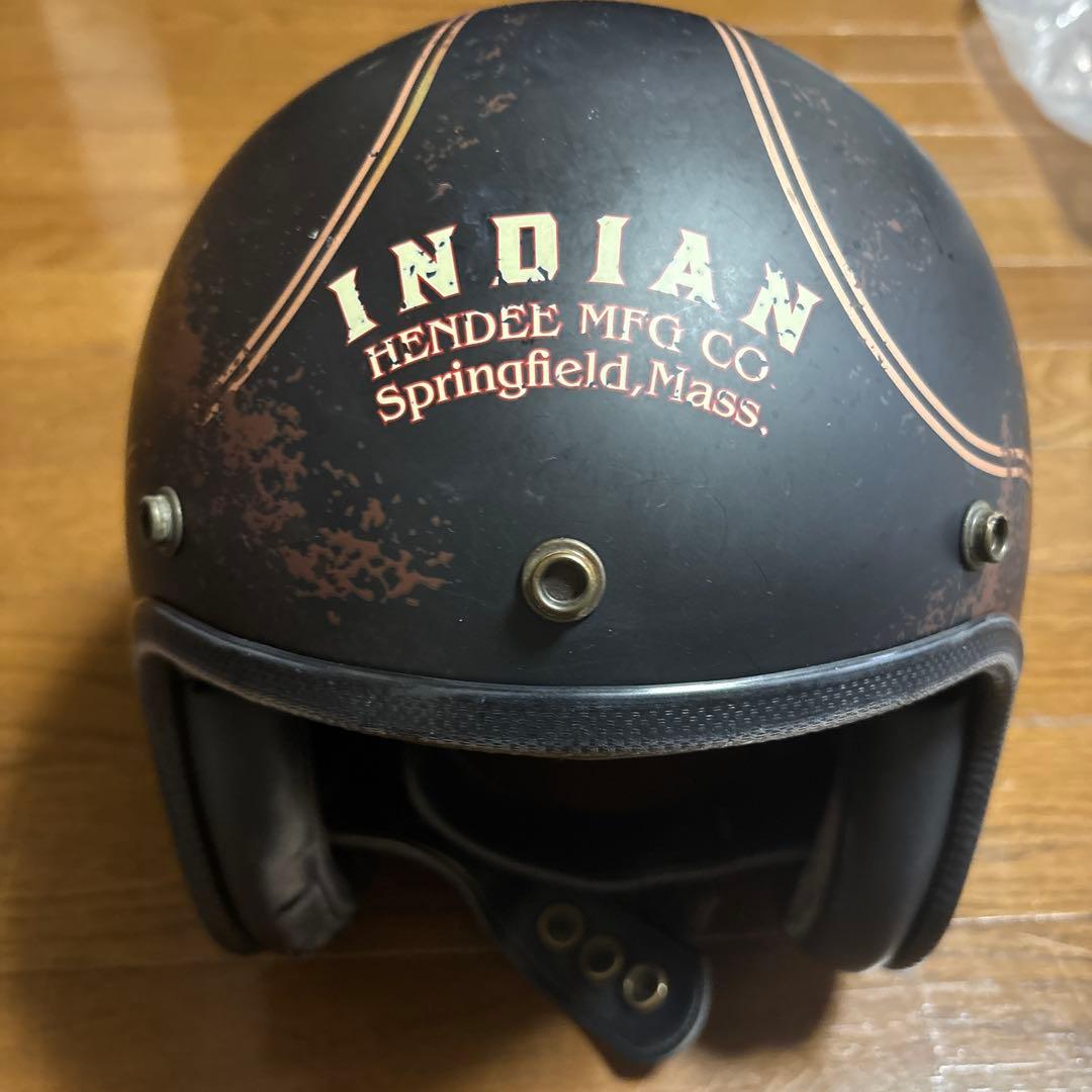 インディアン ジェットヘルメット マットブラック