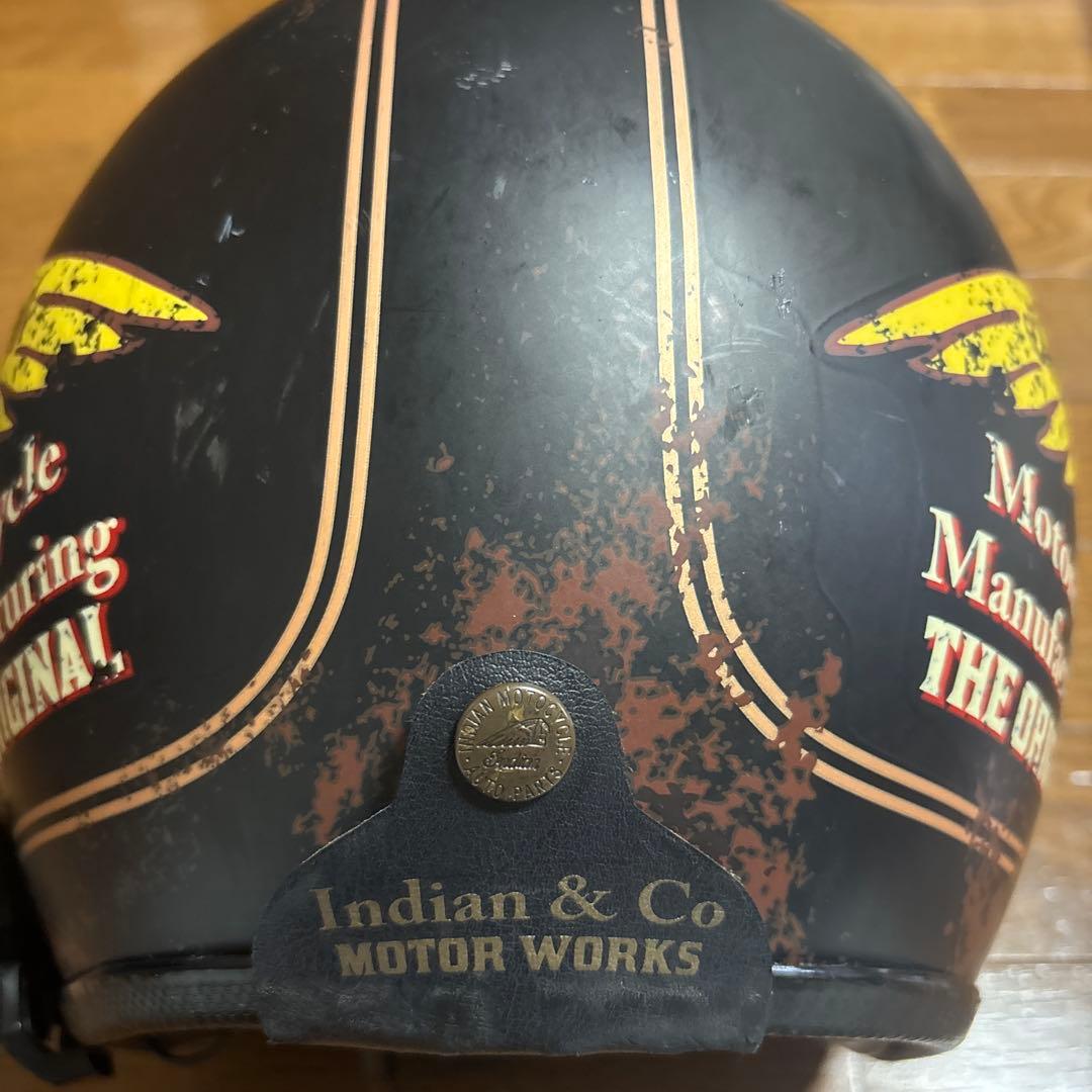 インディアン ジェットヘルメット マットブラック