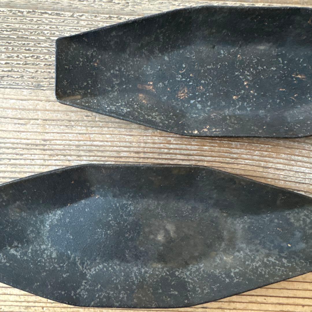 安福由美子 八角皿 2枚セット