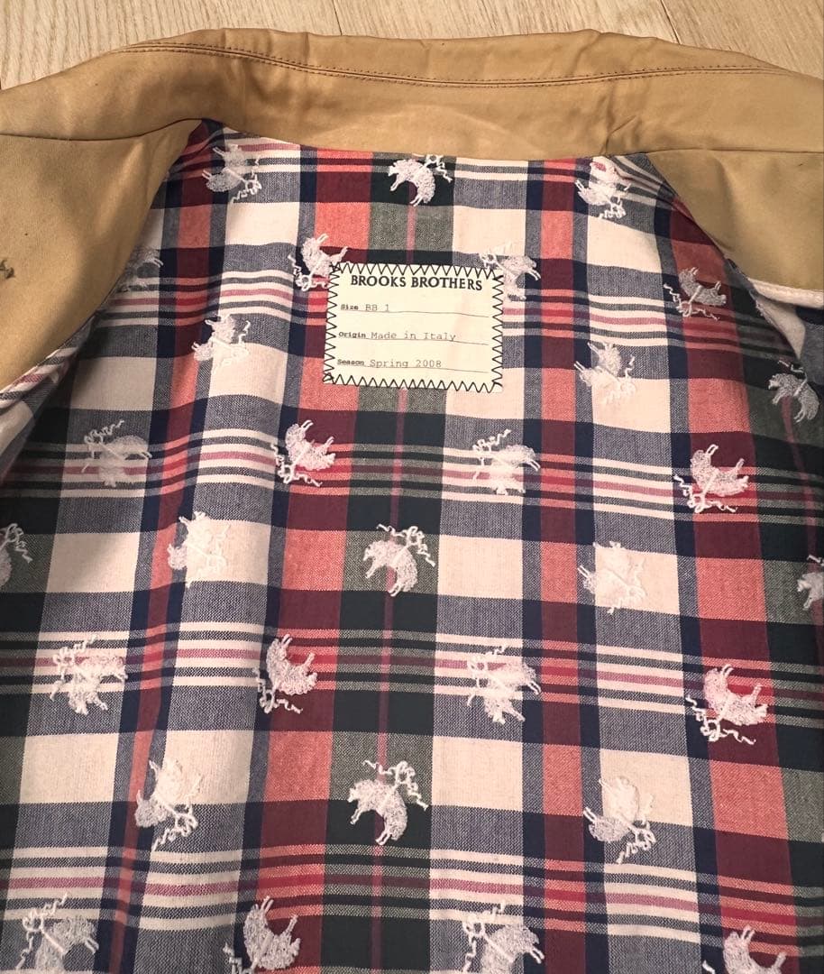 BLACKフリースBrooks Brothers made in ITALY