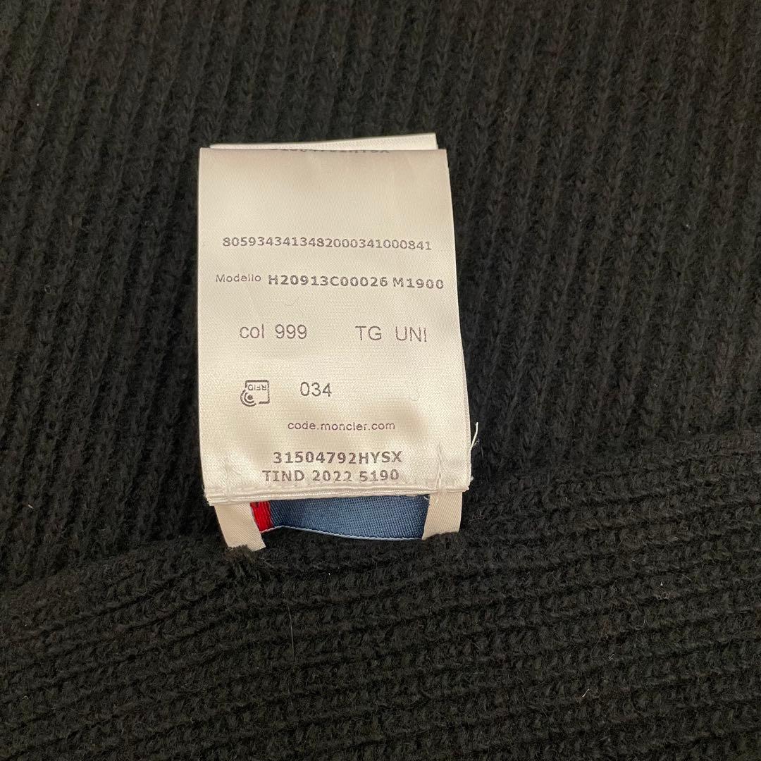 新品未使用 / モンクレール　カシミア混マフラー