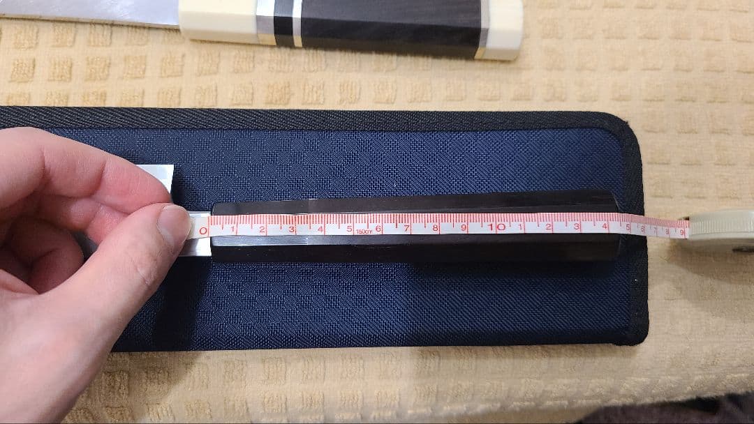 JIKKO 實光 先丸刺身包丁 ダマスカス 青鋼一号 300mm 尺 黒檀八角柄