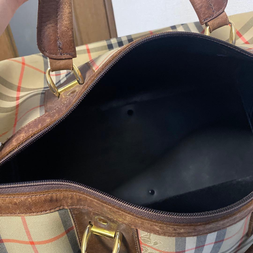 Burberrys ノバチェック　ボストンバッグ　バーバリー　ヴィンテージ